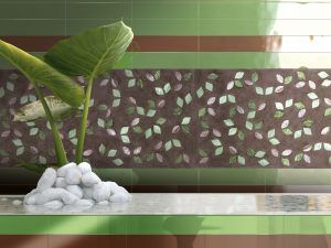 Naturae Foglie VetroVivo Mosaico Vetrovivo, mosaico di vetro, mosaico fatto a mano, pannelli in vetro
